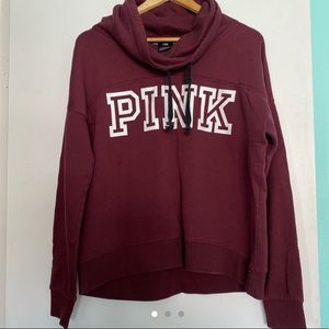 burgundy PINK pullover sweater